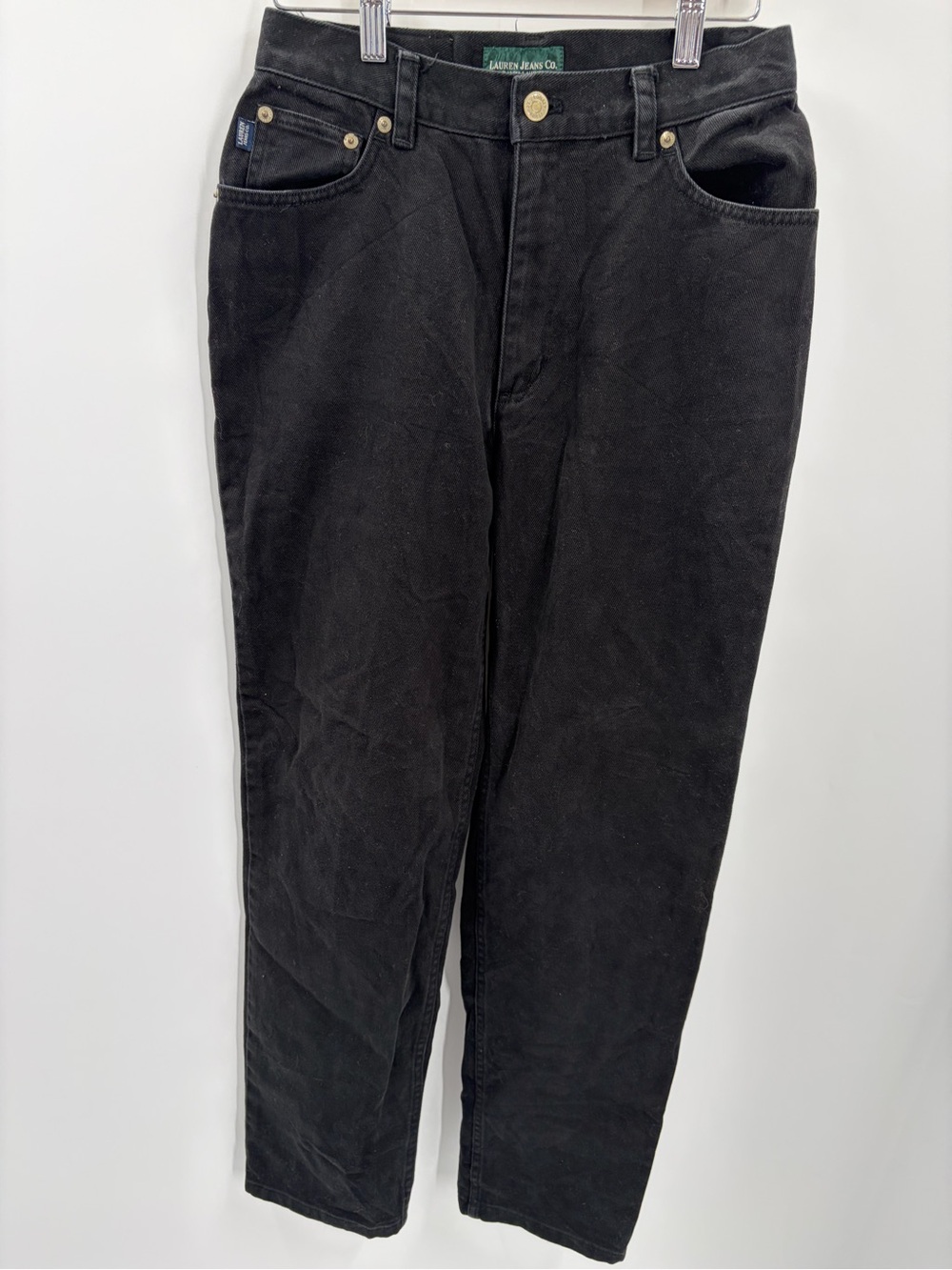 Vintage 90s Lauren Jeans Co Ralph Lauren Black High Rise Mom Jeans